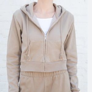 Brandy Melville Cropped Hoodie